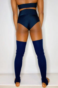 Thigh High Legwarmers - Navy