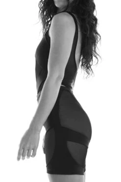 Rolling Stellar Biker Shorts - Black 6 Rolling Stellar Biker Shorts - Black -Pole Wear Shop 12 7 0 092 shortstellarlateral