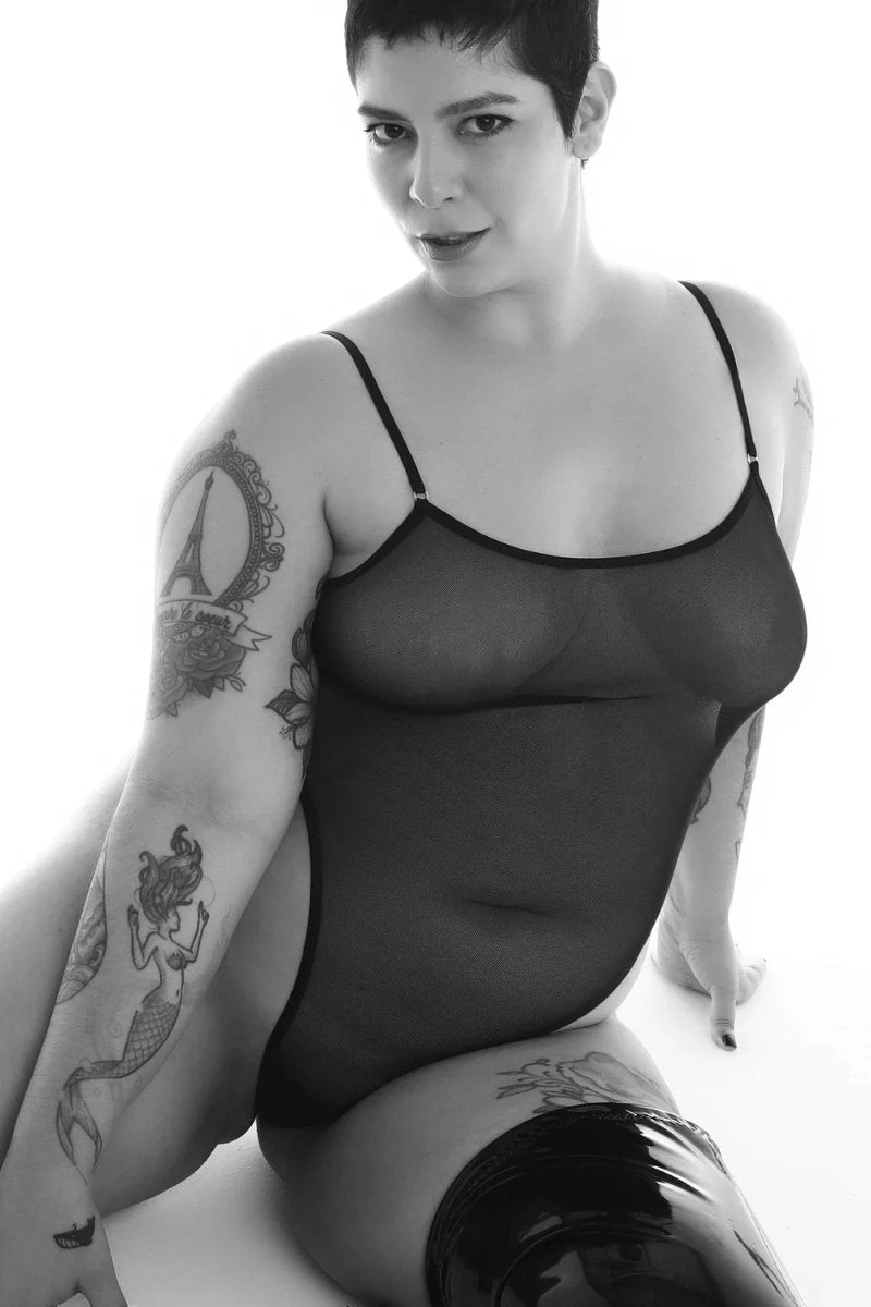 Rolling Bold Bodysuit - Black 3 Rolling Bold Bodysuit - Black - Image 3