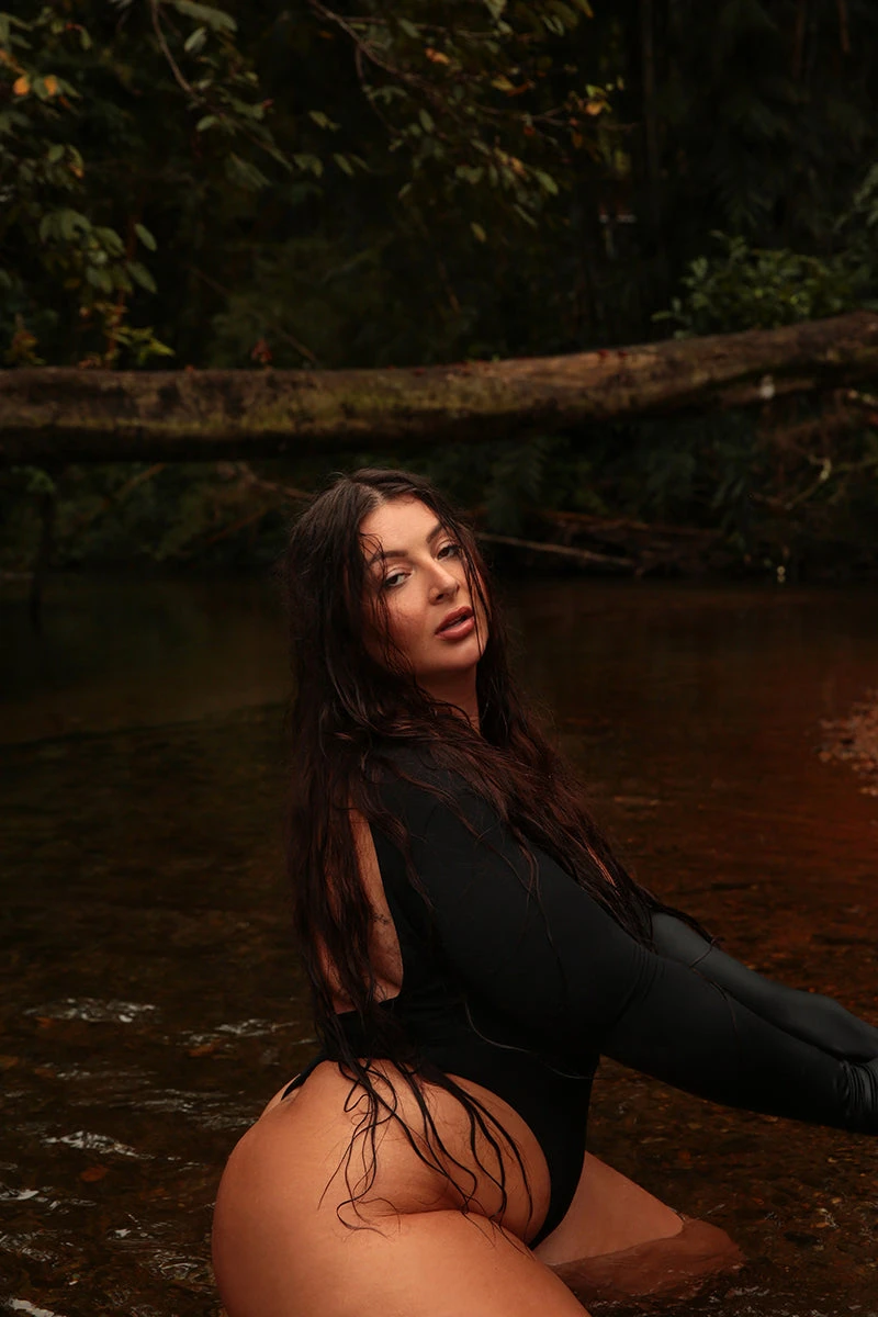 Rolling Lara Bodysuit - Black 8 Rolling Lara Bodysuit - Black - Image 8