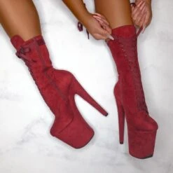 Hella Heels High BabyDoll 8inch Boots - Dark Red 9 Hella Heels High BabyDoll 8inch Boots - Dark Red -Pole Wear Shop 20 05 13HighBabydolls 71 900x ce452804 0105 497b ab58 66f99171936e
