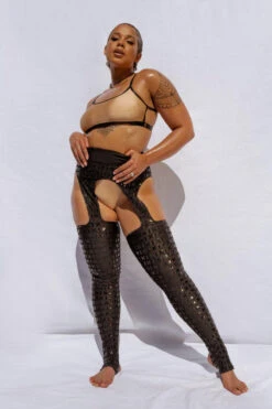 CXIX Gecko Grip Cowgirl Leggings - Black -Pole Wear Shop 20 09 24CreaturesofXIX 65