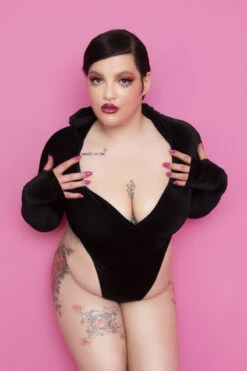 Rolling Paris Bodysuit - Black -Pole Wear Shop 2022 09 27 ROLLING 2960copy 1