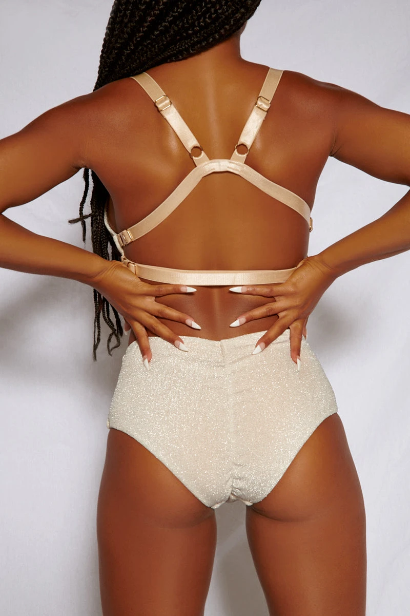 CXIX Cora Cheeky Bottoms - Champagne 2 CXIX Cora Cheeky Bottoms - Champagne - Image 2