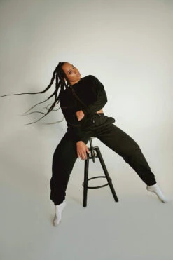 CXIX Oversized Jogger Bottoms - Black -Pole Wear Shop 21 04 22Creatures2824 11