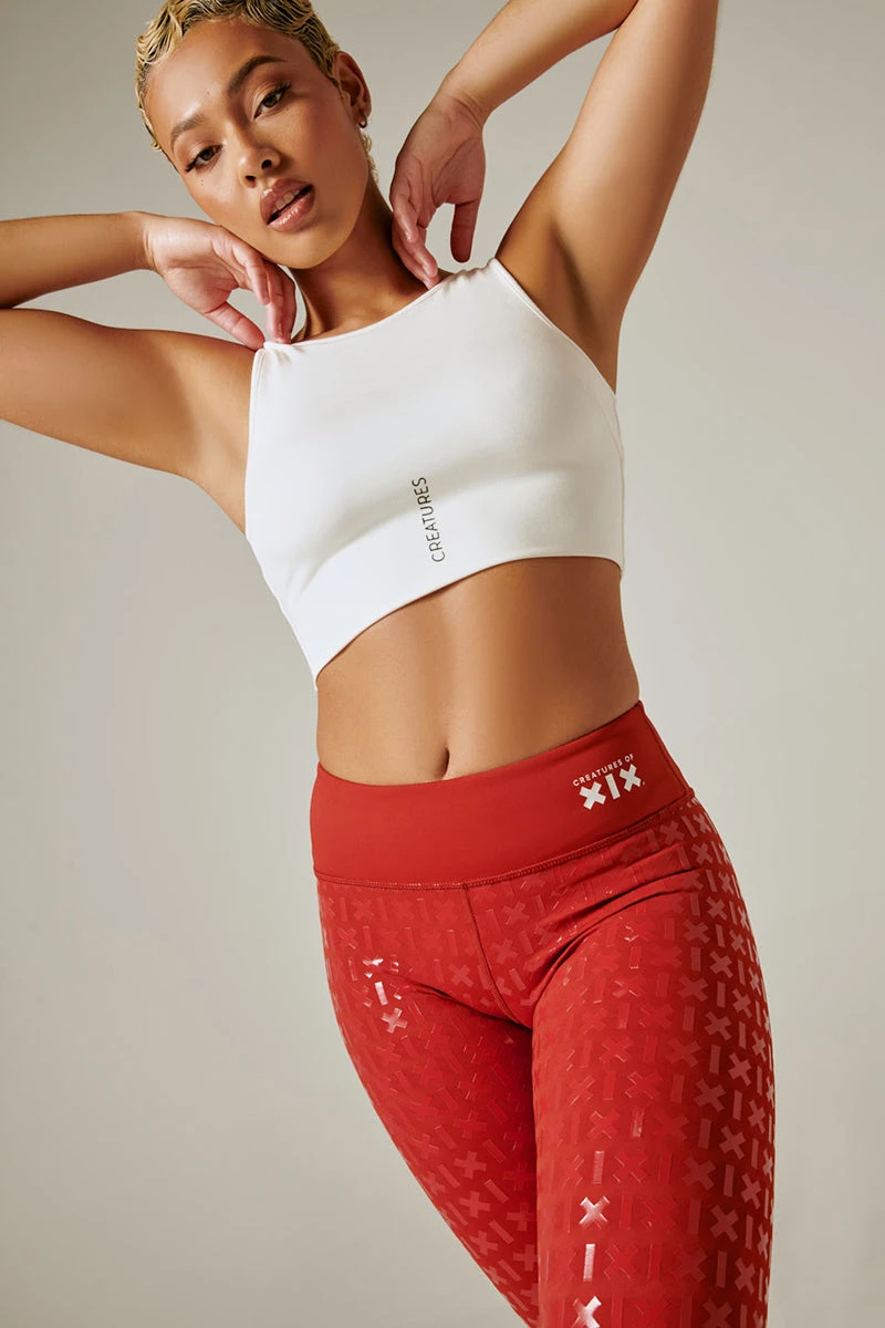 CXIX Gecko Grip Leggings - Red Rust 6 CXIX Gecko Grip Leggings - Red Rust - Image 6