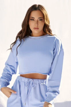 CXIX Oversized Cropped Jumper - Powder Blue -Pole Wear Shop 21 06 25CreaturesofXIX edit 13