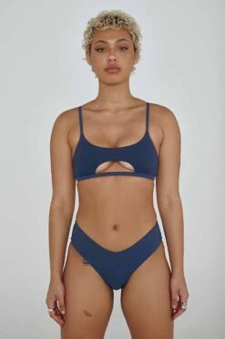 CXIX The Hills Raree Top - Ribbed Navy