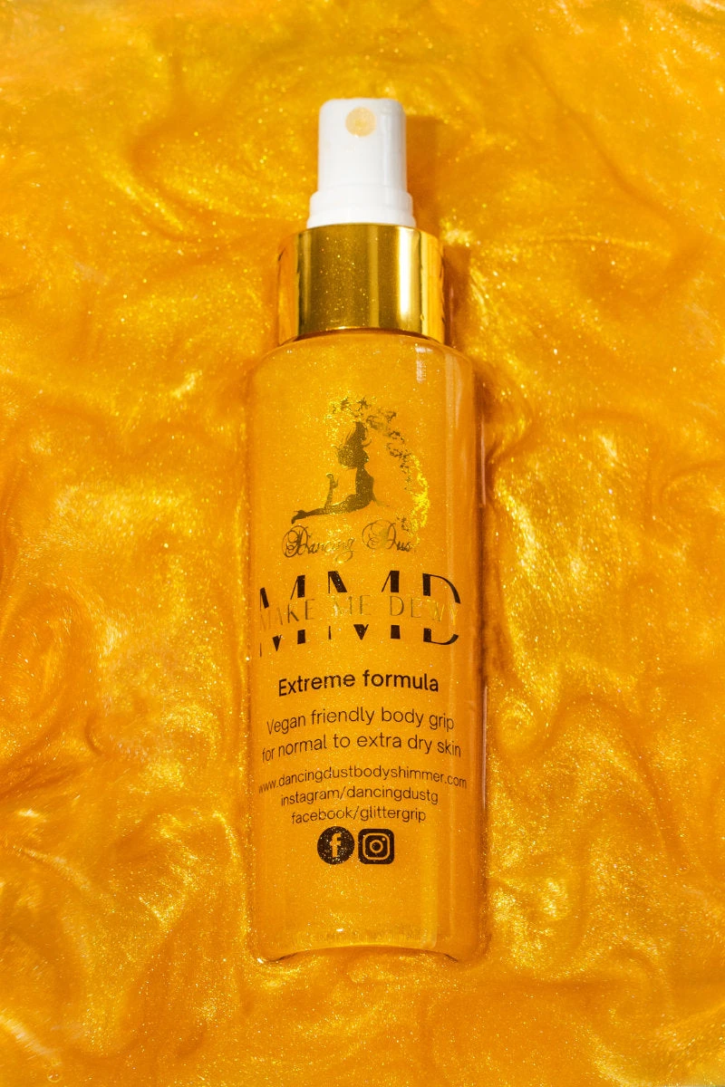 Dancing Dust Make Me Dewy Extreme - Gold (100ml) 2 Dancing Dust Make Me Dewy Extreme - Gold (100ml) - Image 2