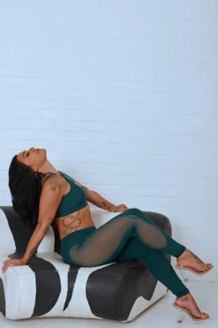 CXIX Baddie Leggings - Teal -Pole Wear Shop 22 10 06CXIX73821