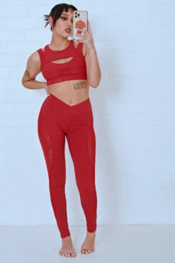 CXIX Baddie Leggings - Chilli 8 CXIX Baddie Leggings - Chilli -Pole Wear Shop 22 10 06CXIX74391