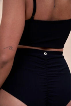 Lunalae High Waist Shorts - Ribbed Black 7 Lunalae High Waist Shorts - Ribbed Black -Pole Wear Shop 221011 LunaLae 01 0053