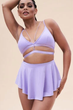 Lunalae Free Flow High Waist Shorts - Lilac -Pole Wear Shop 221011 LunaLae 29 1207