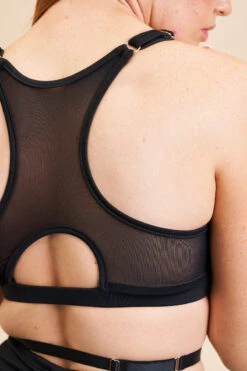 Lunalae Sadie Racer Back Top - Recycled Black -Pole Wear Shop 230329 LUNALAE 29 1113