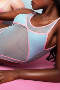 Rolling Vertigo Bodysuit - Blue/Pink 7 Rolling Vertigo Bodysuit - Blue/Pink -Pole Wear Shop 23 10 1 192 veCC81rtigo20azul202