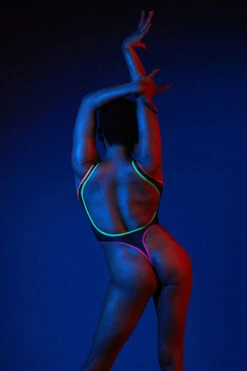 Rolling Vertigo Bodysuit - Neon 9 Rolling Vertigo Bodysuit - Neon -Pole Wear Shop 2RollingNeon27