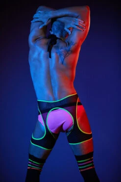 Rolling Peek-A-Boo Harness - Neon 7 Rolling Peek-A-Boo Harness - Neon -Pole Wear Shop 2RollingNeon40