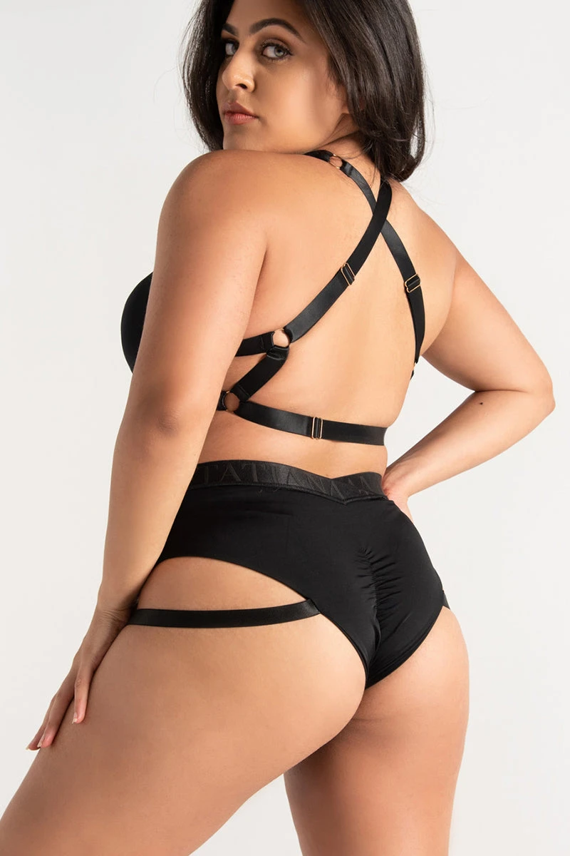 Tatiana Activewear Syrah Shorts - Black 9 Tatiana Activewear Syrah Shorts - Black - Image 9