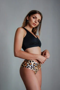 Pole Addict Back To Basics Top - Black -Pole Wear Shop Back to Basics Top Sunrise Leop HP 3