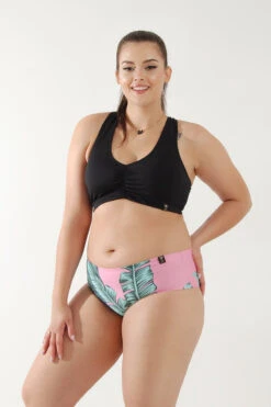 Pole Addict Back To Basics Top - Black -Pole Wear Shop BacktoBasicTop annHotpants3