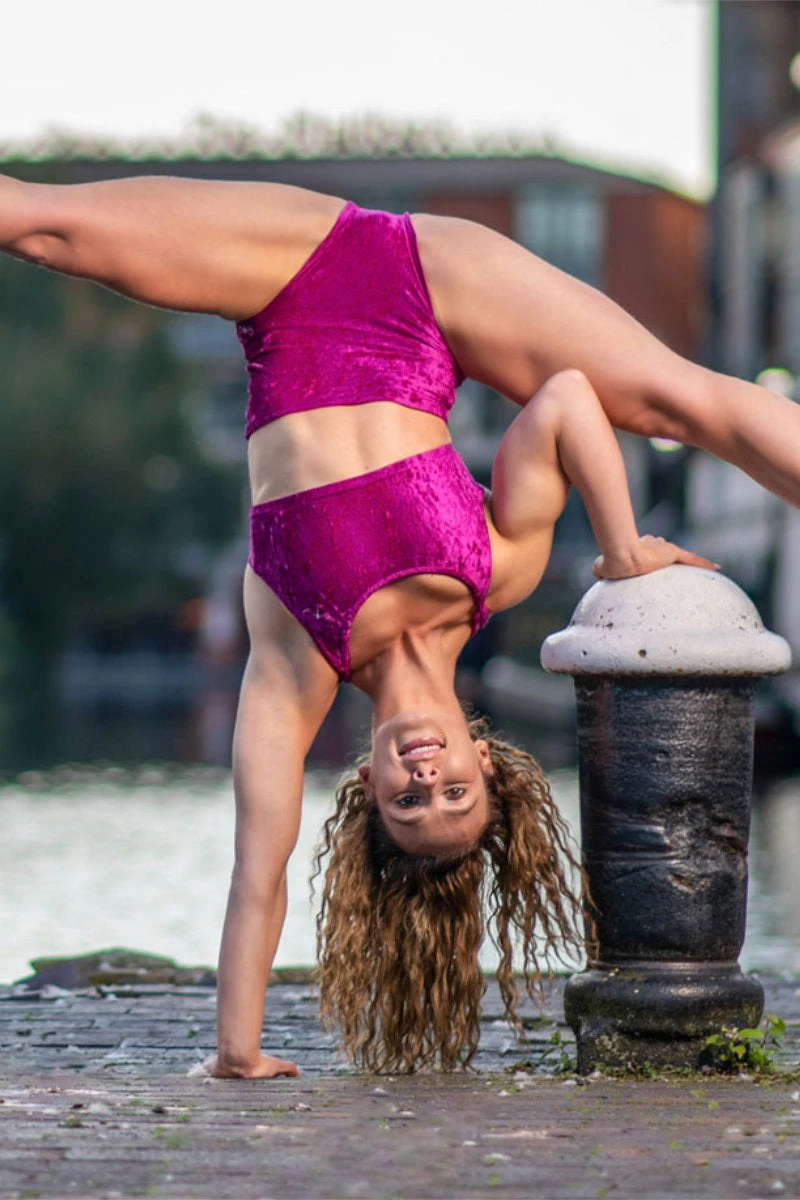 Dragonfly Betty High-Waisted Shorts - Velvet Ruby 1 Dragonfly Betty High-Waisted Shorts - Velvet Ruby