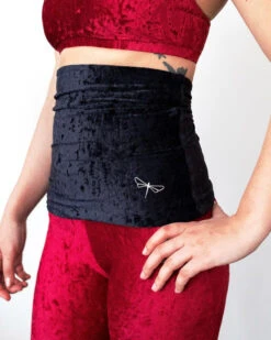 Dragonfly Back Warmer - Velvet Black -Pole Wear Shop Black2 a6158277 b346 4b0e a399 3bb7cc282741