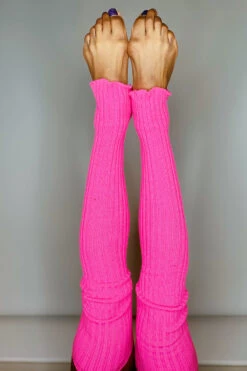 Thigh High Legwarmers - Neon Pink 6 Thigh High Legwarmers - Neon Pink -Pole Wear Shop CD131234 C673 4CC1 A662 106B70DF2CAB