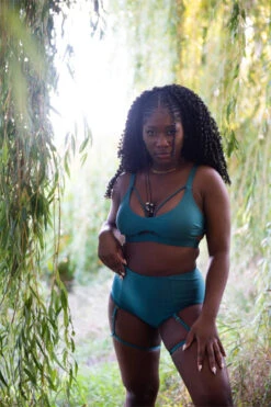 Chantay Polewear Cherryribbon Garter Shorts - Forest -Pole Wear Shop CherryribbonShorts Forest 25 600x 03df9919 24bb 4f12 be45 e14f92331ac3 1