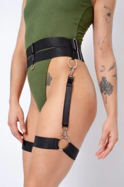 Rolling Lara Bottom Harness - Black 17 Rolling Lara Bottom Harness - Black -Pole Wear Shop Copiade MG 6809