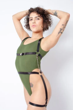 Rolling Lara Top Harness - Black -Pole Wear Shop Copiade MG 6929