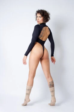 Rolling Lara Bodysuit - Black 11 Rolling Lara Bodysuit - Black -Pole Wear Shop Copiade MG 7087