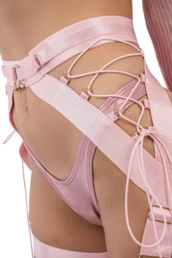 Naughty Thoughts XXX Rated Suspender - Pink 11 Naughty Thoughts XXX Rated Suspender - Pink -Pole Wear Shop DL 09048copy