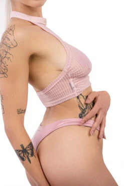 Naughty Thoughts Sinner Vinyl Thong Bottoms - Pink 10 Naughty Thoughts Sinner Vinyl Thong Bottoms - Pink -Pole Wear Shop DL 09195copy