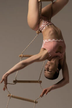 Hamade Activewear High Waisted Bottoms - Checkered Light Pink 10 Hamade Activewear High Waisted Bottoms - Checkered Light Pink -Pole Wear Shop DSC06297 af4e7c23 34e2 487b 86a5 c3af8c761db2