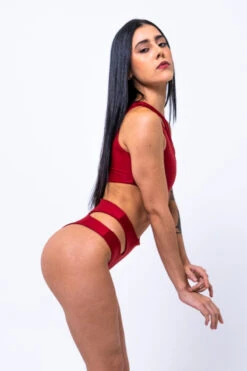 Sorte Under My Spell Bodysuit - Red -Pole Wear Shop DSC4430 1