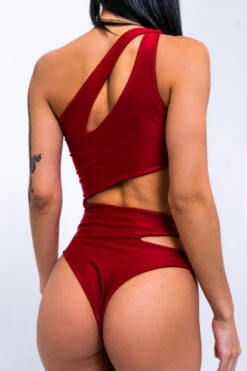 Sorte Under My Spell Bodysuit - Red -Pole Wear Shop DSC4448 1