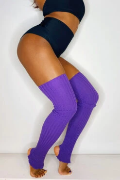Thigh High Legwarmers - Purple 9 Thigh High Legwarmers - Purple -Pole Wear Shop F561EEE9 7BE0 44AA B889 7C589695C442
