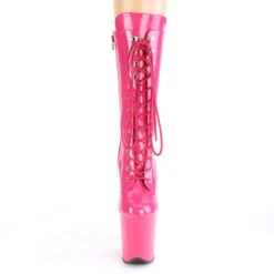 Pleaser USA Flamingo-1050 8inch Pleaser Boots - Patent Hot Pink 10 Pleaser USA Flamingo-1050 8inch Pleaser Boots - Patent Hot Pink -Pole Wear Shop FLAMINGO 1050 HP M01