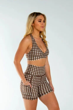 AMBR Designs Eco Biker Shorts - Gingham 6 AMBR Designs Eco Biker Shorts - Gingham -Pole Wear Shop IMG 0171 2 1500x 6ba99cb6 69eb 477d 8528 7ddf81e3f7c6