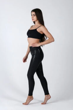 REV ACTIV Sticky Leggings - Black -Pole Wear Shop IMG 4163 1