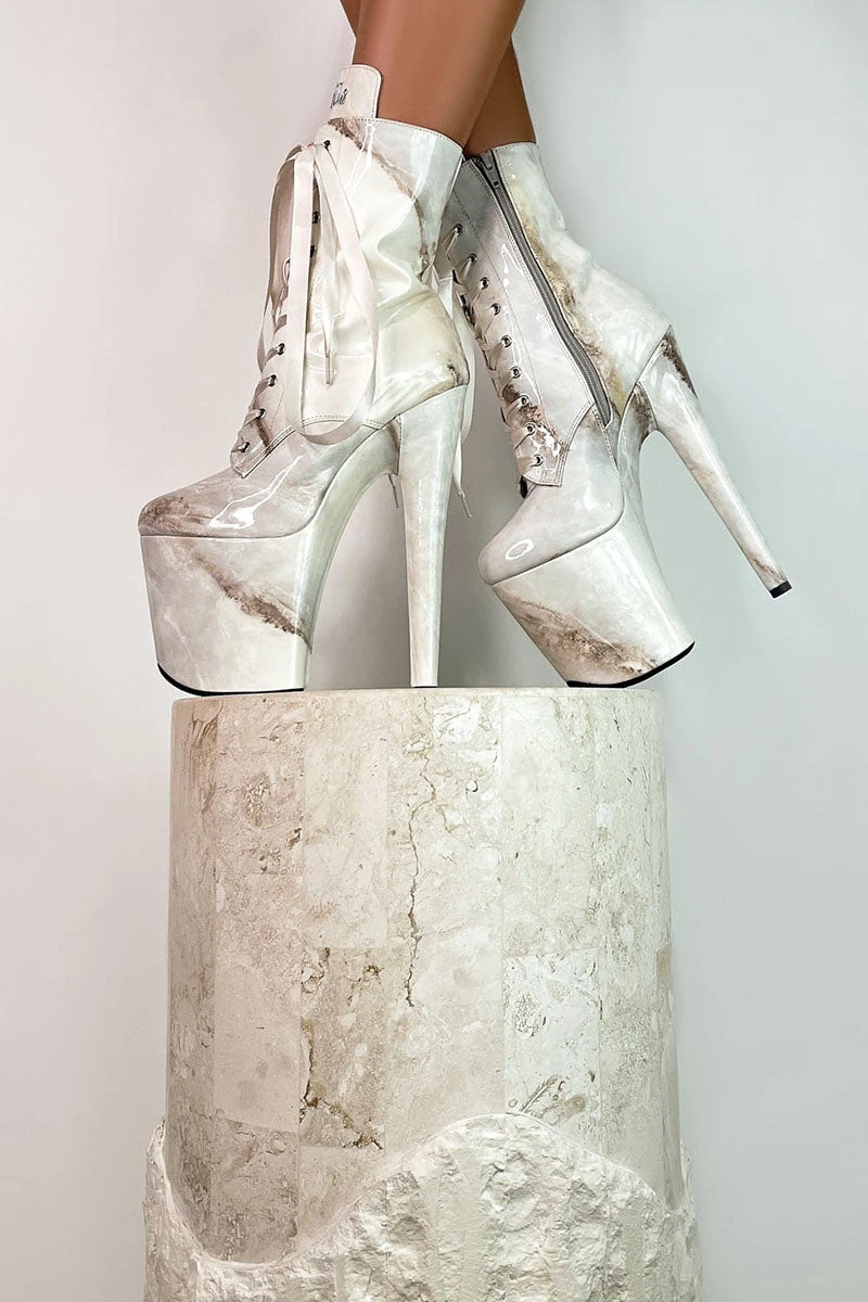 Hella Heels Renaissance 8inch Boots - Hope 2 Hella Heels Renaissance 8inch Boots - Hope - Image 2