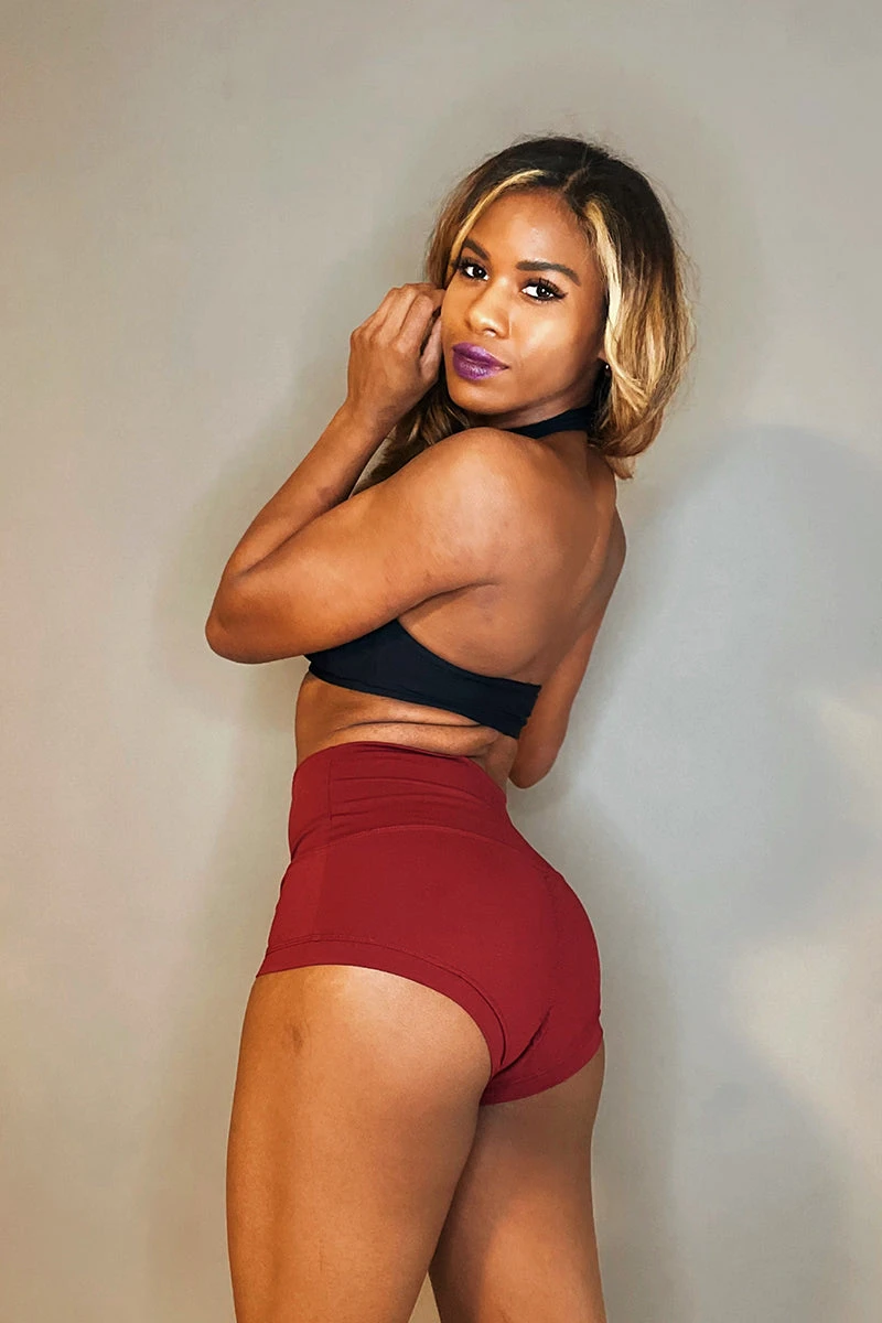 The Enviro Co. Smoove Shorts - Wine 2 The Enviro Co. Smoove Shorts - Wine - Image 2