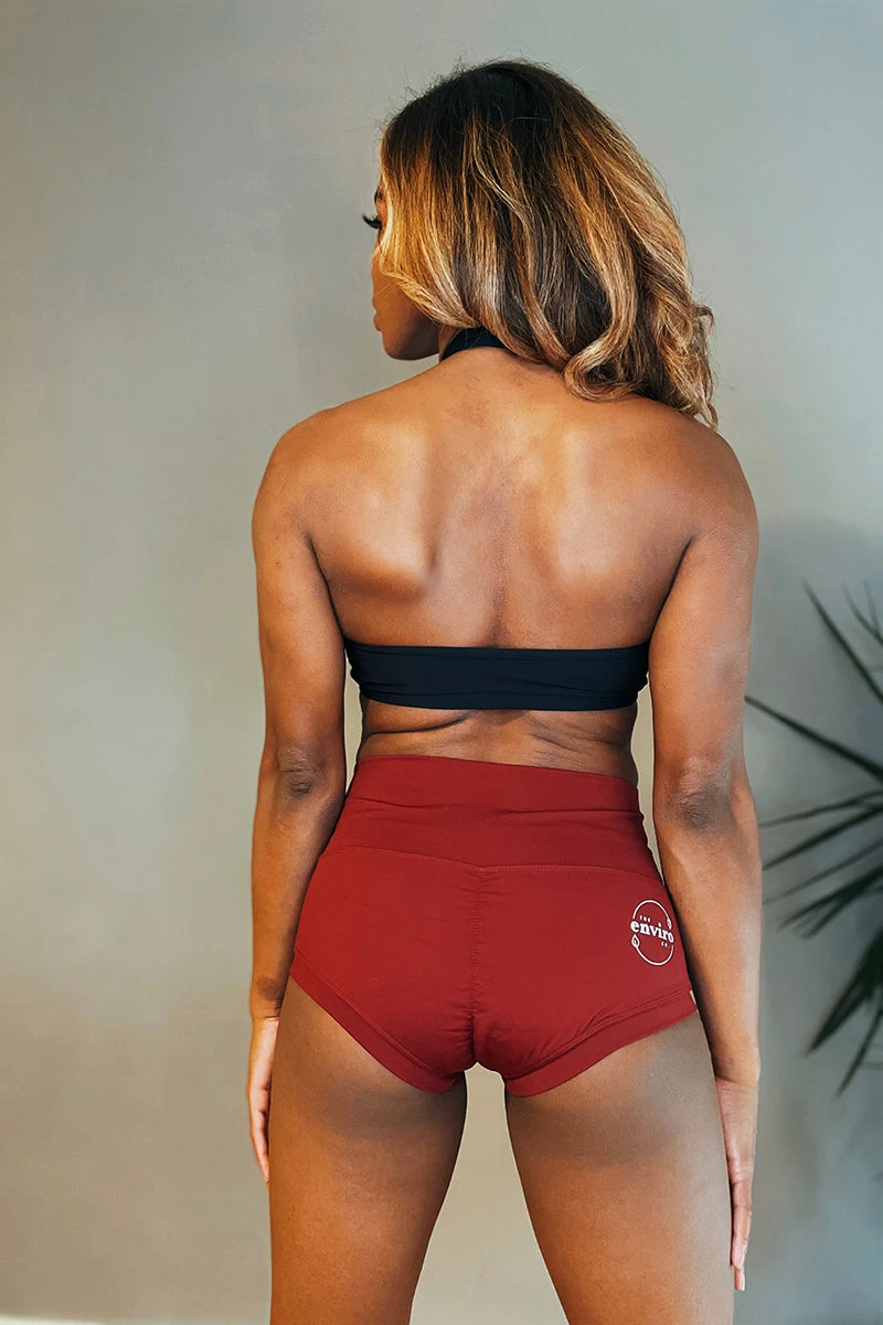 The Enviro Co. Smoove Shorts - Wine 3 The Enviro Co. Smoove Shorts - Wine - Image 3