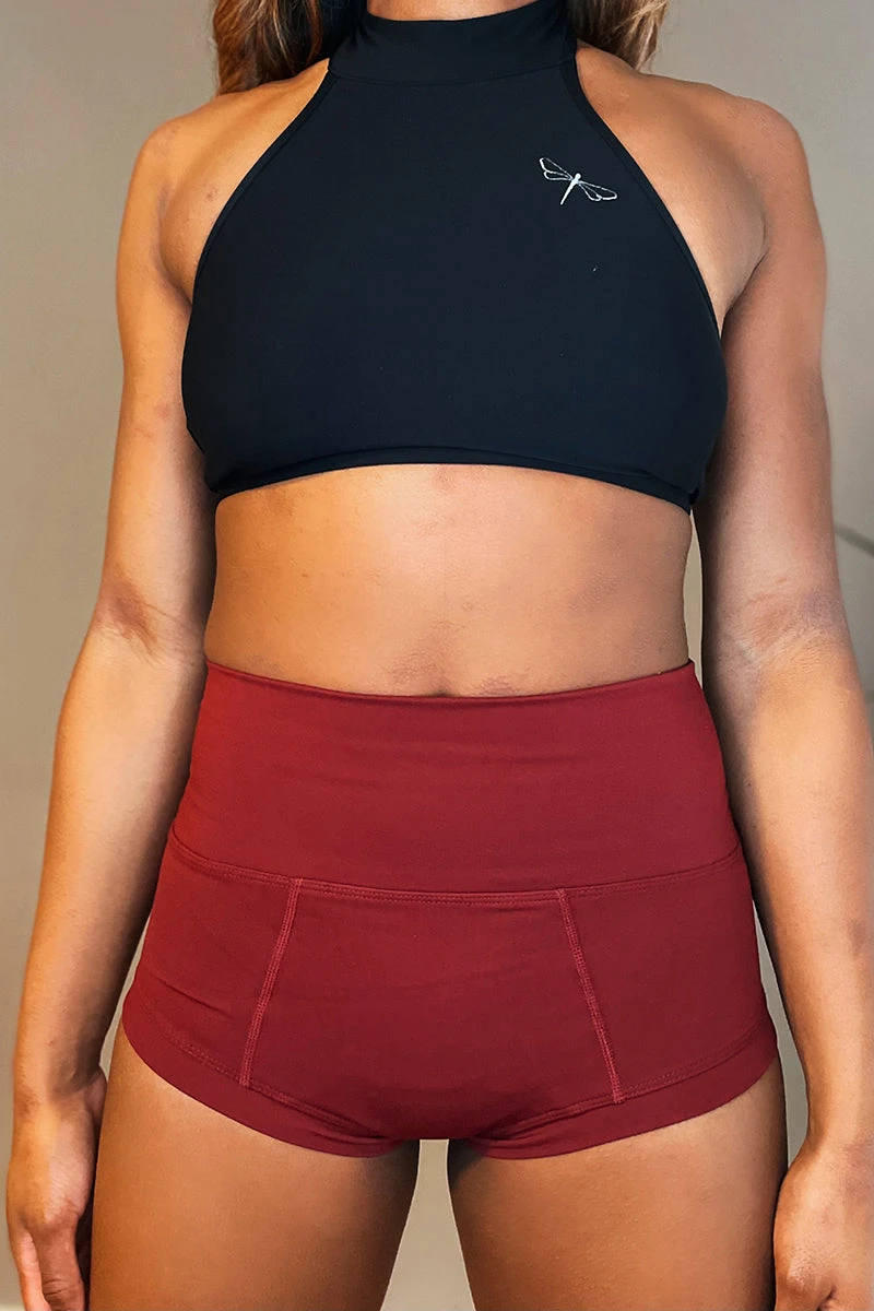 The Enviro Co. Smoove Shorts - Wine 4 The Enviro Co. Smoove Shorts - Wine - Image 4