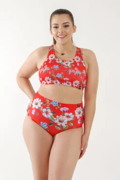 Pole Addict Openback Top - Just Blossom -Pole Wear Shop JustBlossomOpenback HW1
