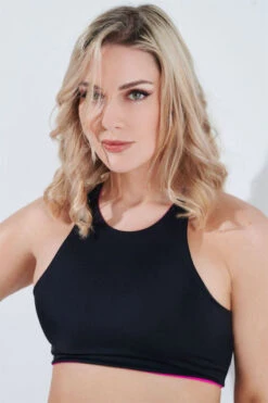 RAD Lover Reversible Top - Hot Pink/Black 11 RAD Lover Reversible Top - Hot Pink/Black -Pole Wear Shop KOS 3486