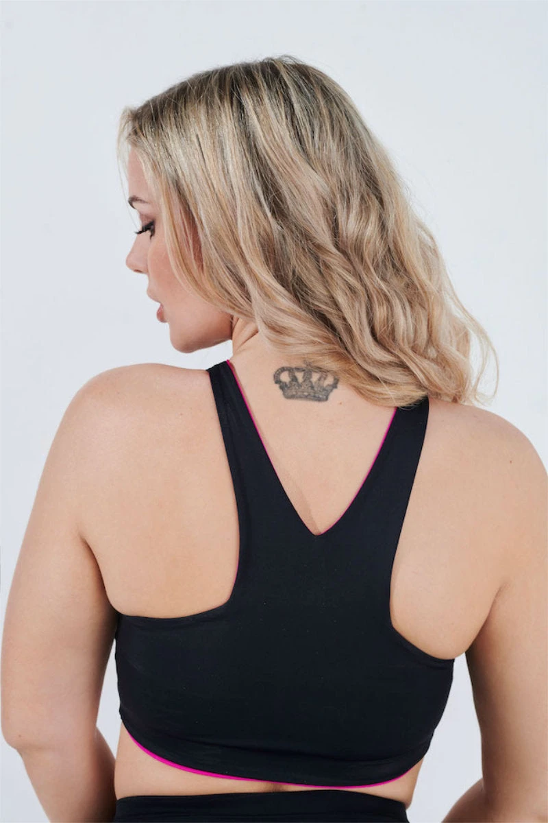 RAD Lover Reversible Top - Hot Pink/Black 6 RAD Lover Reversible Top - Hot Pink/Black - Image 6