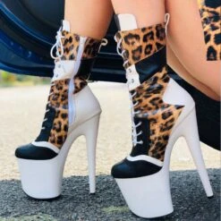 Hella Heels EmpireKicks 8inch Boots - White -Pole Wear Shop Kicks White Leopard 1 1512x dc8ab0ae e44a 4f84 ab32 750fd4ee1f12