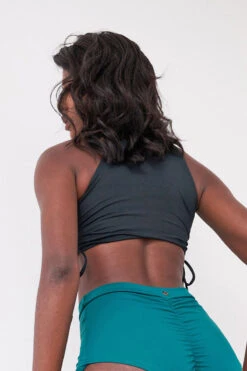 Lunalae Maria Top - Recycled Black -Pole Wear Shop Luna Lae 11 0546