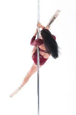 Paradise Chick Superhero Series Ultra Grip Crop Top - Cherry Leopard 13 Paradise Chick Superhero Series Ultra Grip Crop Top - Cherry Leopard -Pole Wear Shop MG 1902 copy